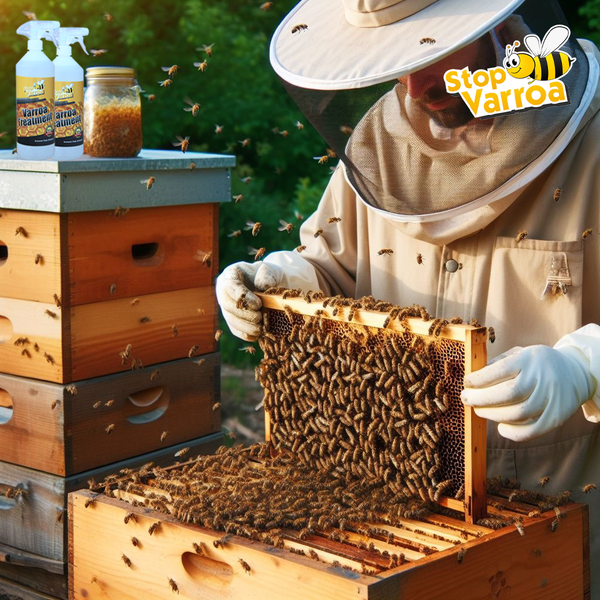 Varroa: Een mijt die besmettelijk is voor bijen